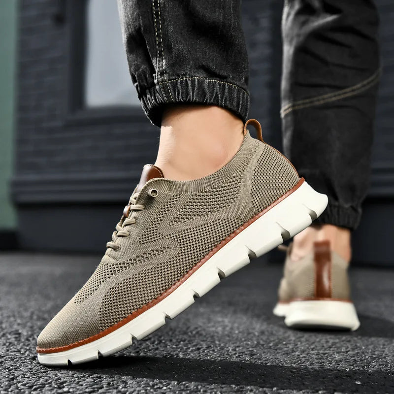 Comfy Max – Bequeme orthopädische Schuhe aus Fly-Strick für Männer