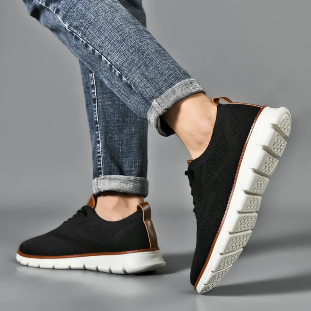 Comfy Max – Bequeme orthopädische Schuhe aus Fly-Strick für Männer